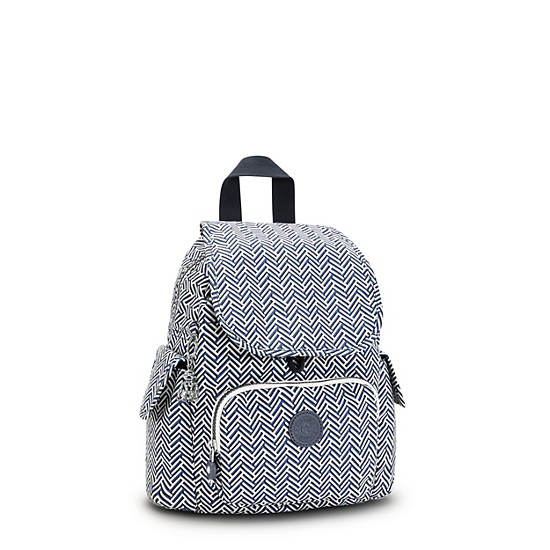 Kipling City Pack Mini Printed Ryggsäck Vita | SE 1721LI